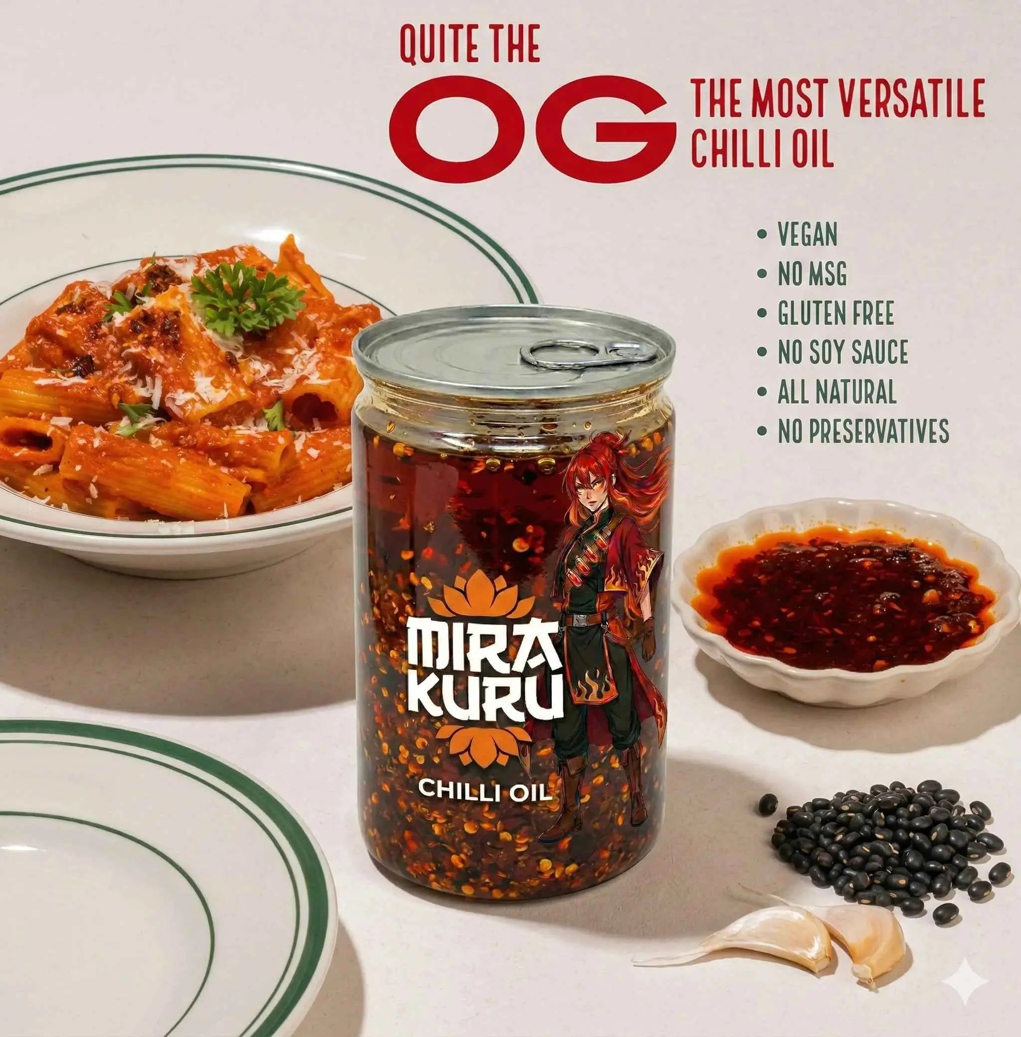 Chilli Garlic Oil with Sichuan Peppercorns